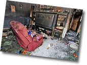 Homeowners Insurance Claim Fire Damaged Furniture